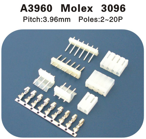 MOLEX3960 3.96连接器 A3960